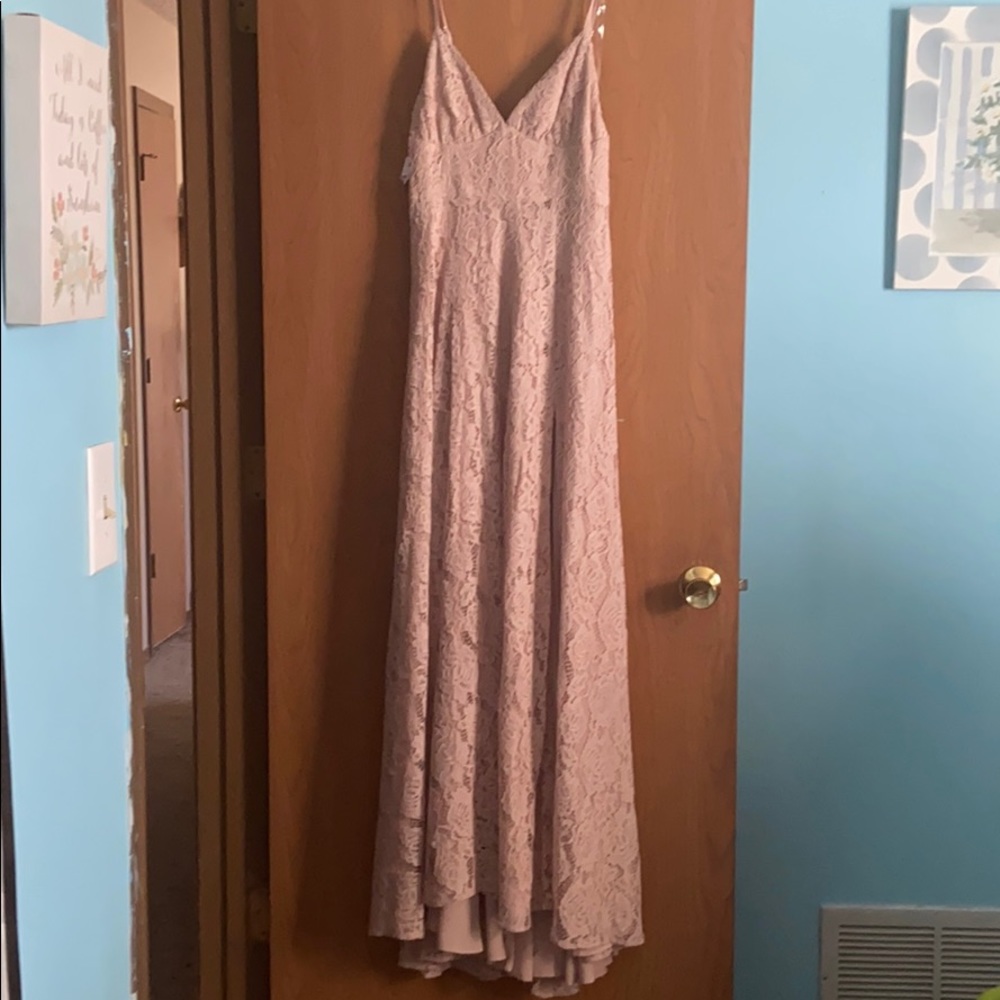 Long formal bridesmaid dress